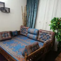 سرویس پشتی شاهنشین طرح زرین نگار کد ۲۵ رنگ ابی|پشتی|مشهد, وکیل‌آباد|دیوار