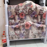 تختخواب یکنفره فلزی دماوند|تخت و سرویس خواب|مشهد, رسالت|دیوار