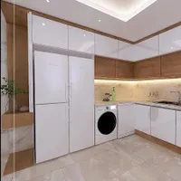 کابینت وکمددیواری mdf وهایگلاس|جاکفشی، کمد، دراور|کوهدشت, |دیوار