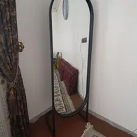 اینه قدی سالم مشکی مات نو نو|آینه|گنبد کاووس, |دیوار