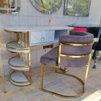 انواع آینه لایت میزناخن دکور آرایشگاه صندلی مردانه