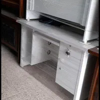 میز تحریر کتابخانه دار با کمد و کشو و شلف اداری t7|دفتر کار|مشهد, عامل|دیوار