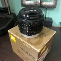 لنز نیکون ۵۰mm f1.8D