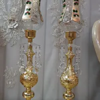 شمعدان طرح چک کریستال|صنایع دستی و سایر لوازم تزئینی|تهران, دولاب|دیوار