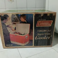 کلمن صندوقی آمریکایی ۲۸ لیتری آکبند برند (coleman)|ظروف نگهدارنده، پلاستیکی، یک‌بارمصرف|تهران, سازمان برنامه|دیوار