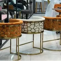 صندلی گرد چرمی اپن کندویی اپنی|صندلی و نیمکت|اصفهان, ملاصدرا|دیوار