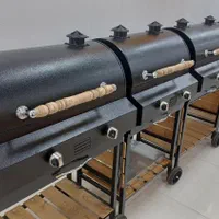باربیکیو گازی/۸۰ سانت/در دار/چدنی/تراس روفگاردن|اجاق گاز و لوازم برقی پخت‌وپز|چهارباغ, |دیوار