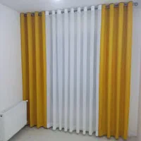 فروش انواع پرده چکی حریر پتینه شاین مخمل و...|پرده، رانر، رومیزی|مشهد, امیر|دیوار