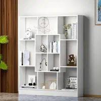 بوفه و کتابخانه مدل ماکان سفید