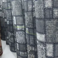 کناره گلیم کتیبه طوسی گلزار