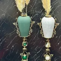 گلدان گلدون برنزی برنجی هندی کنارسالنی تزئینی|صنایع دستی و سایر لوازم تزئینی|مشهد, شهید رضوی|دیوار
