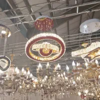 لوستر سقفی مدرن قلعه نور اصفهان شوط|لوستر و چراغ آویز|شوط, |دیوار