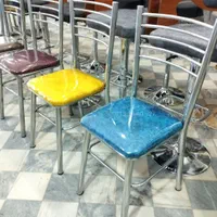 میز صندلی غذاخوری نهارخوری فلزی