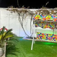 مبلمان ویلایی میز و صندلی باغی کالسکه دسته بیضی|میز و صندلی غذاخوری|خمینی‌شهر, |دیوار