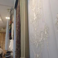 پخش سراسرکشور انواع پرده ساده توری شاین دار دکوری|پرده، رانر، رومیزی|تبریز, |دیوار