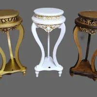 میز تلفن تزیینی کنارسالنی چوبی