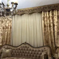 دو عدد دکور پرده جنس ترک|پرده، رانر، رومیزی|اصفهان, شمس آباد|دیوار