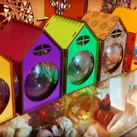 تنگ ماهی کلبه ای ، شب خواب کلبه ای|چراغ خواب و آباژور|اصفهان, میرعماد|دیوار
