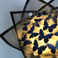 دسته گل های پروانه ای|گل مصنوعی|آمل, |دیوار