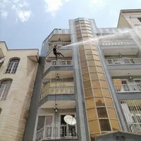 نماشویی نماشور شستن نما با طناب راپل کار کفسابی|خدمات نظافت|تهران, جنت‌آباد مرکزی|دیوار