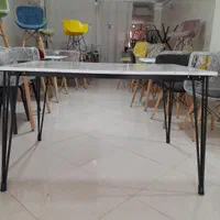 صفحه میزدوبل پایه فلزتوپی//مدل شانار|میز و صندلی غذاخوری|گرگان, |دیوار