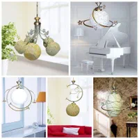 آکبند نو لوستر تک شعله چوبی مدل چنگی|لوستر و چراغ آویز|تهران, فردوسی|دیوار