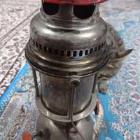 چراغ زنبوری سینی قلمزنی سکه قدیمی انتیک