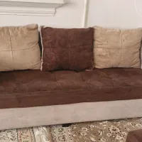 فروش دو دست مبل راحتی ۷ نفره|مبلمان خانگی و میز عسلی|قم, باجک یک|دیوار