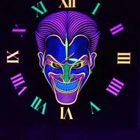 ساعت دیواری بلکلایت طرح کلاسیک blacklight|ساعت دیواری و تزئینی|تهران, مرزداران|دیوار