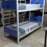 تخت خواب دوطبقه دو طبقه جداشونده و ثابت|تخت و سرویس خواب|یزد, |دیوار