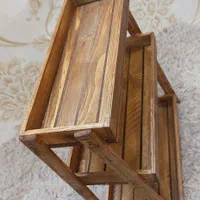 استند چوبی سه طبقه اشپزخانه|آب‌چکان و نظم‌دهنده ظروف|سبزوار, |دیوار
