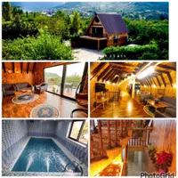 کلبه چوبی سویسی استخردار رامسر|اجارهٔ کوتاهمدت ویلا و باغ|رامسر, |دیوار