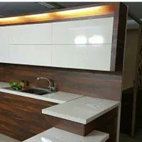 کابینت سفارشی رنگ خاکستری (کد۱۳۹۳)|جاکفشی، کمد، دراور|رشت, فلسطین|دیوار