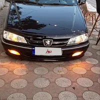 پژو پارس مشکی بدنه آینه