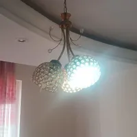 لوستر جفت 3شاخه ویک لوستر یک شاخه