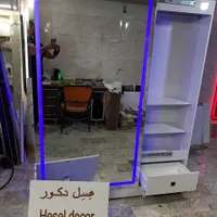 کمد ریلی با آیینه بک لایت و کشو تمام ام دی اف|جاکفشی، کمد، دراور|تهران, صادقیه|دیوار