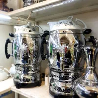 منقل سماوری تامیزا برنجی زغالی ذغالی سماور گازی