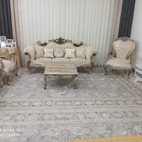 مبل سلطنتی افسون چوب گردو|مبلمان خانگی و میز عسلی|همدان, |دیوار