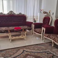 مبلمان سلطنتی مخصوص جهیزیه+میزناهارخوری|مبلمان خانگی و میز عسلی|خمینی‌شهر, |دیوار
