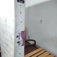 تخت یکنفره کشودار LEDدار+تشک +روتختی+زیرتختی|تخت و سرویس خواب|اصفهان, باتون|دیوار