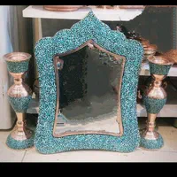 آینه مس فیروزه کوب