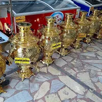 سماور گازی سنتی طلایی|سماور، چای‌ساز، قهوه‌ساز|ساری, |دیوار
