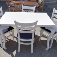 نهار خوری مدل خشتی|میز و صندلی غذاخوری|مشهد, خواجه ربیع|دیوار