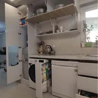 کابینت آشپزخانه چوب بلوط پاکچوب ام دی اف هایگلاس|مصالح و تجهیزات ساختمان|مشهد, وکیل‌آباد|دیوار