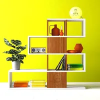 بوفه و کتابخانه مدل رایکا|کتابخانه، شلف، قفسه‌های دیواری|تبریز, |دیوار
