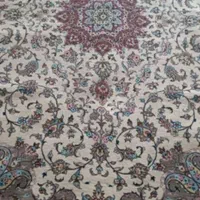 یه جفت فرش کرک ابریشم شش متری