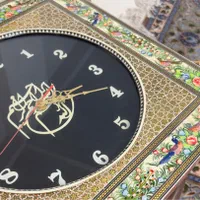 ساعت خاتم میناکاری اصفهان درجه یک بسیارزیبا|ساعت دیواری و تزئینی|اصفهان, جلفا|دیوار