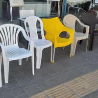 صندلی پلاستیکی باغی ویلایی نهارخوری کافه هتل
