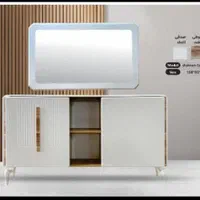 آینه کنسول شرکتی تمام ام دی اف وکیوم|بوفه، ویترین، کنسول|تبریز, |دیوار