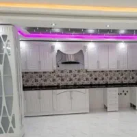 کابینت سفید و گردویی کد 6208|مصالح و تجهیزات ساختمان|شاهرود, |دیوار